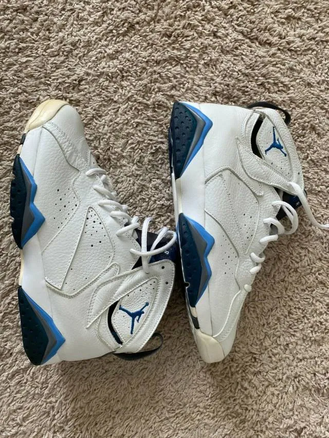 NIKE AIR JORDAN VII 7 RETRO  FRENCH BLUE/FLINT 304775-1...